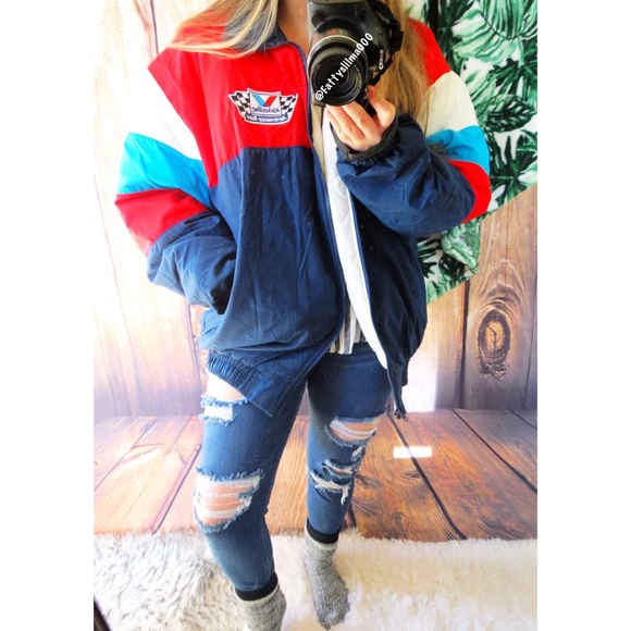 Vintage Jackets & Blazers - Vintage Nascar bomber jacket 🌹
